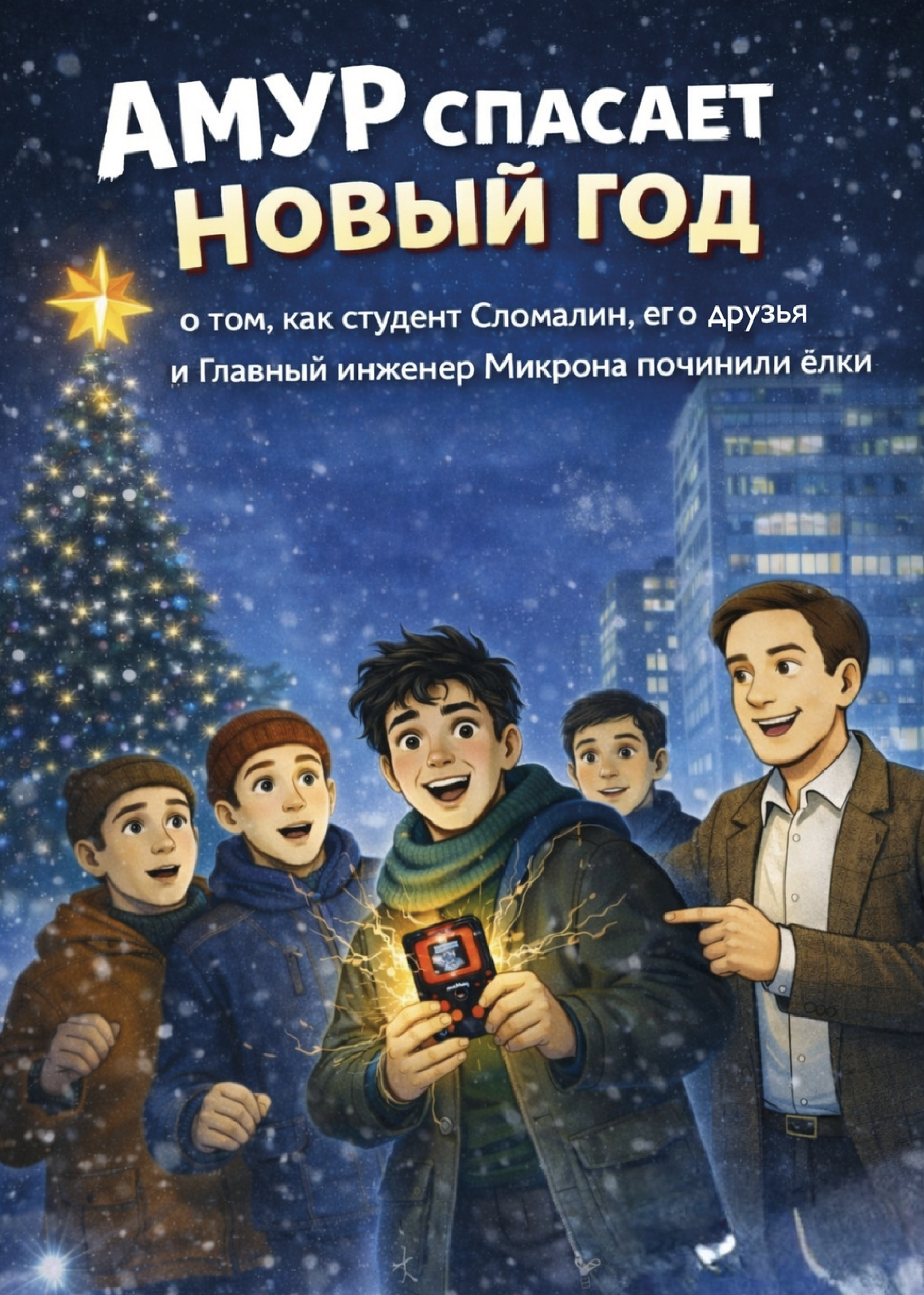 Комикс АМУР спасает новый год